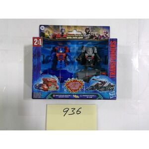 Hasbro Transformers One Optimus Prime vs Megatron 2-in-1 Set New Blue Gray